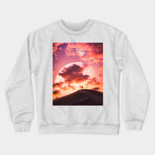 COTTON CANDY SKY. PINK. Crewneck Sweatshirt